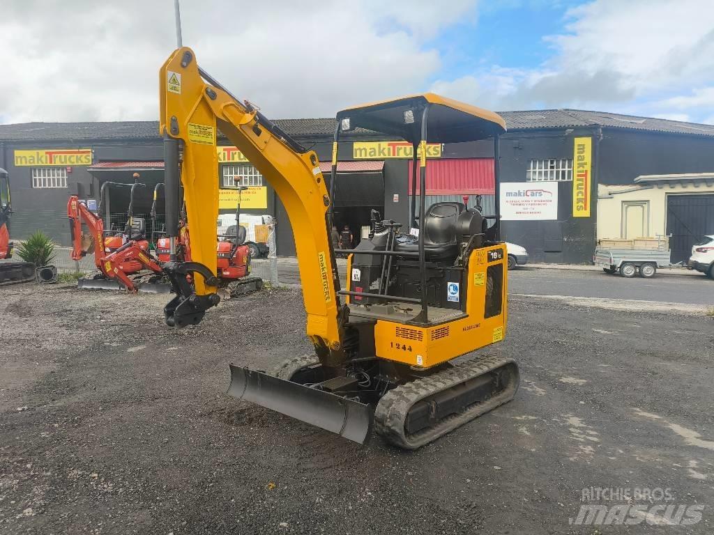 JCB 16 C-1 حفارات صغيرة أقل من 7 طن (حفارات صغيرة)