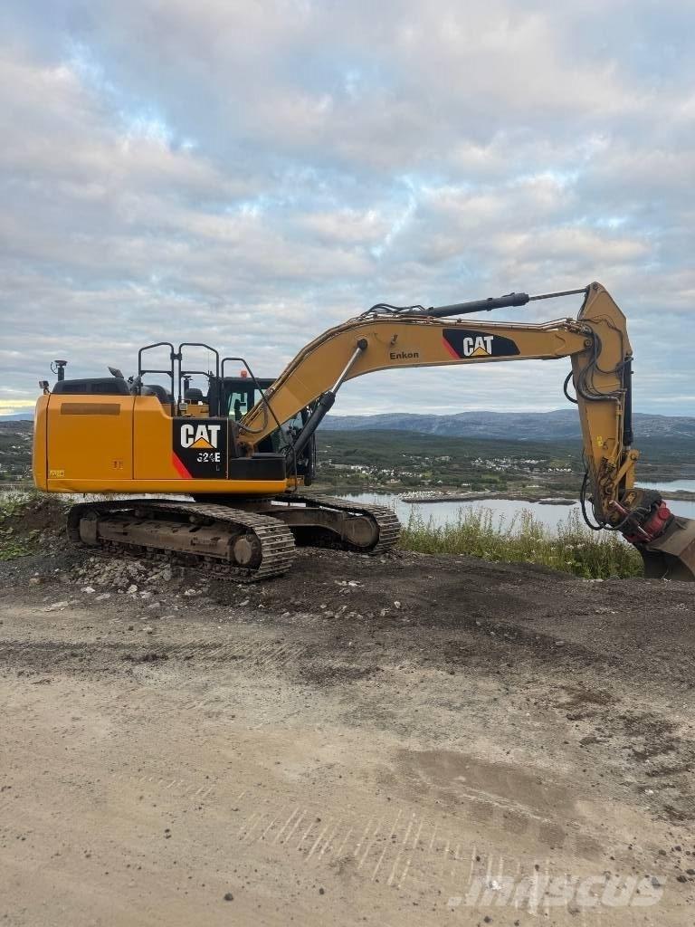 CAT 324 EL حفارات زحافة