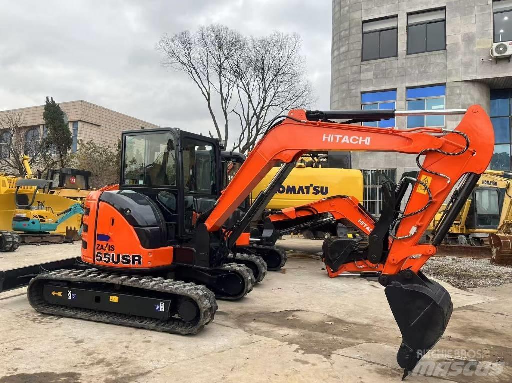 Hitachi zx55USR حفارات صغيرة أقل من 7 طن (حفارات صغيرة)