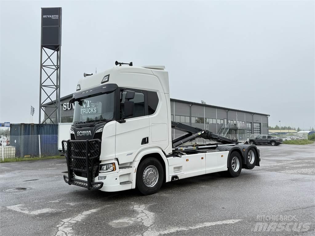 Scania R650 6X2 شاحنات الرافعات الخطافية