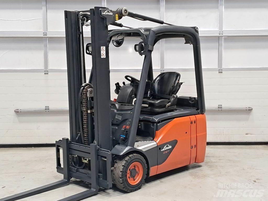 Linde E16-02 شاحنات ذات رافعات شوكية تعمل بالكهرباء