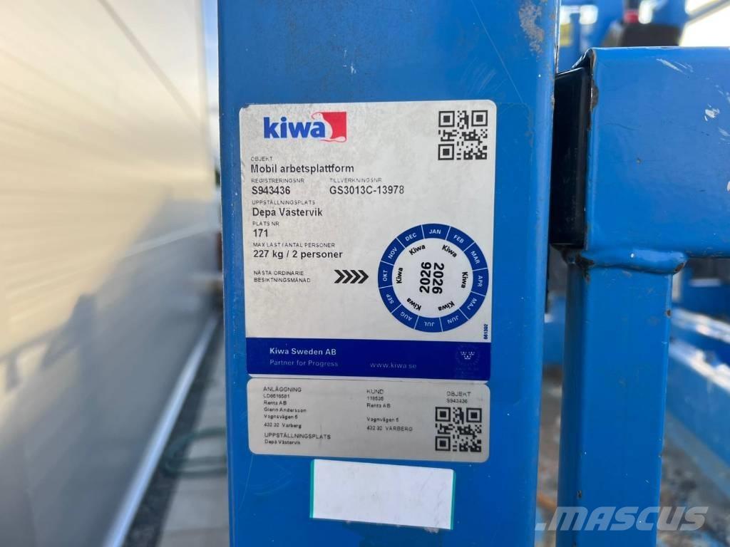 Genie GS 1932 رافعات مقصية الشكل