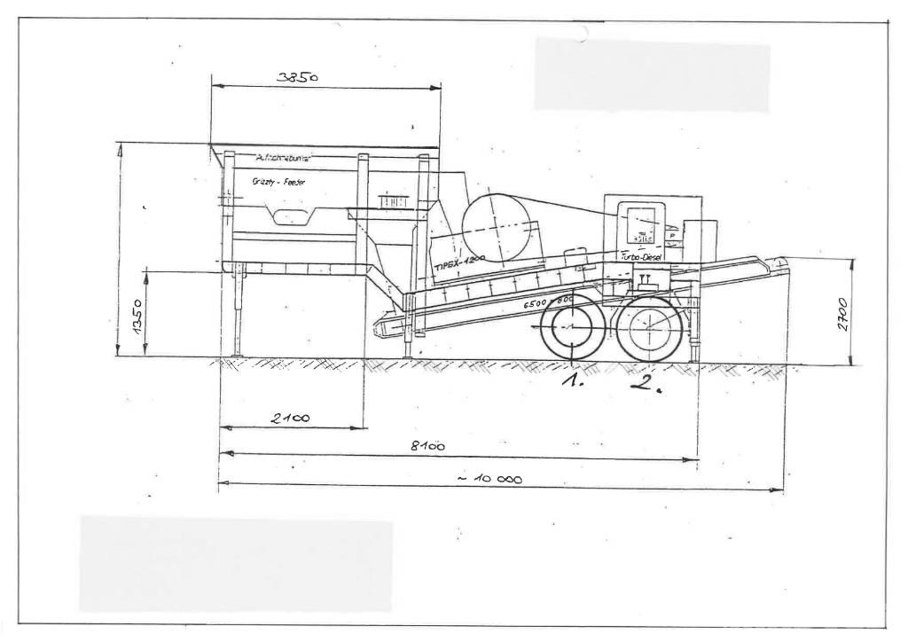  BAG TIPEX 1200 الكسارات المتنقلة