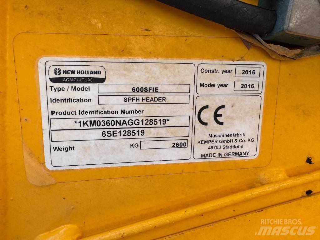 Kemper 600 SFIE رؤوس الحصادات الدراسات