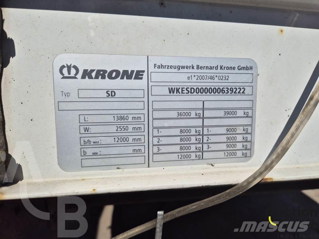 Krone SD نصف مقطورات بباب جانبي