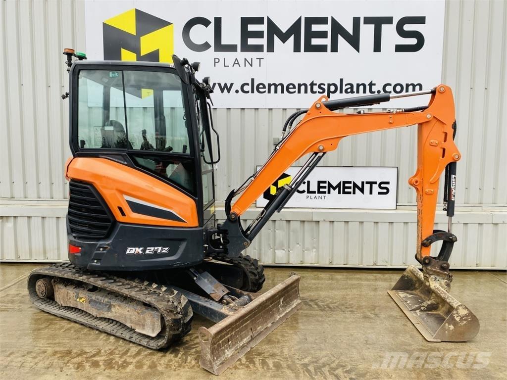 Doosan DX27Z حفارات صغيرة أقل من 7 طن (حفارات صغيرة)