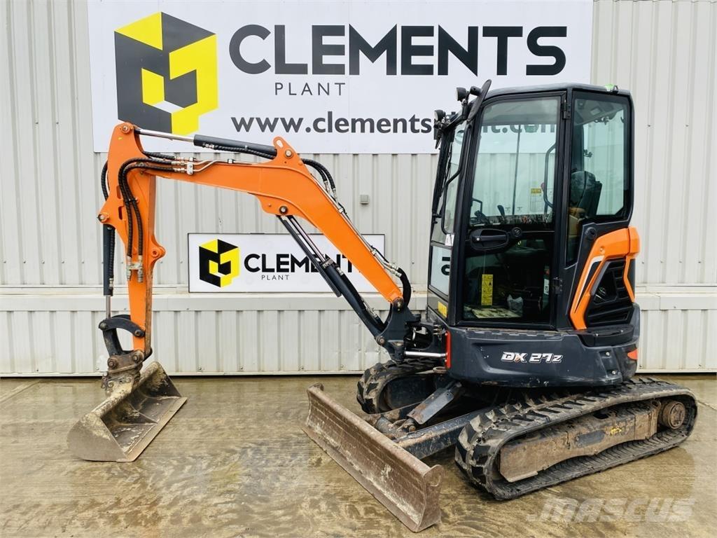 Doosan DX27Z حفارات صغيرة أقل من 7 طن (حفارات صغيرة)