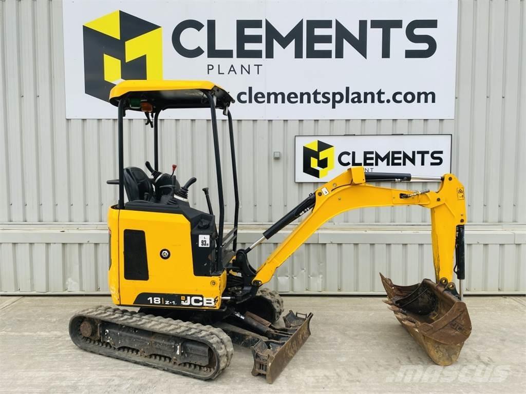 JCB 18Z-1 حفارات صغيرة أقل من 7 طن (حفارات صغيرة)