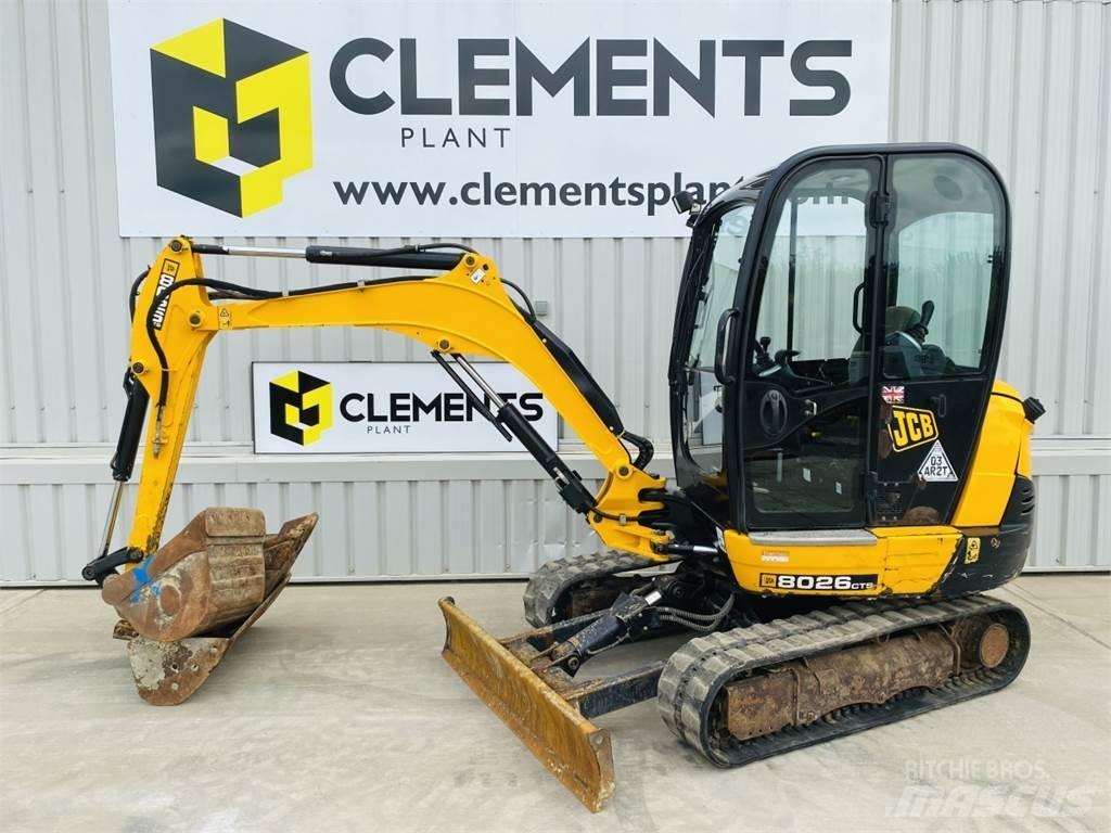 JCB 8026CTS حفارات صغيرة أقل من 7 طن (حفارات صغيرة)