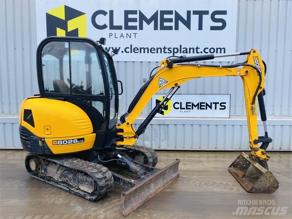 JCB 8026CTS حفارات صغيرة أقل من 7 طن (حفارات صغيرة)