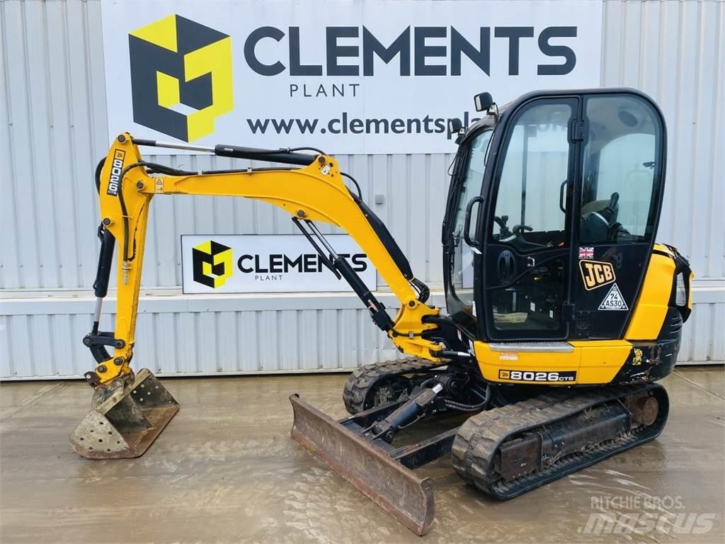 JCB 8026CTS حفارات صغيرة أقل من 7 طن (حفارات صغيرة)