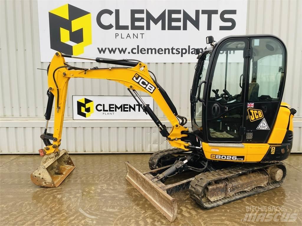 JCB 8026CTS حفارات صغيرة أقل من 7 طن (حفارات صغيرة)