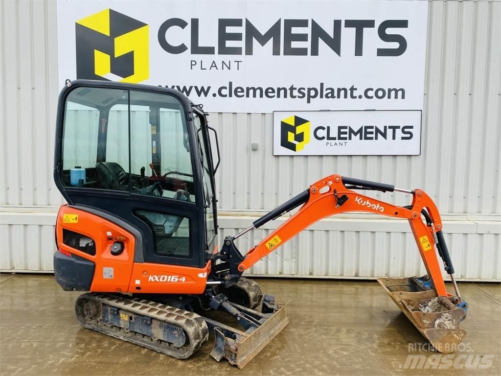 Kubota KX016-4 حفارات صغيرة أقل من 7 طن (حفارات صغيرة)