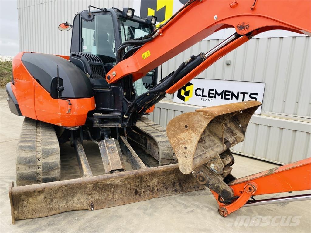 Kubota KX080-4a حفارات وسط 7 طن - 12 طن