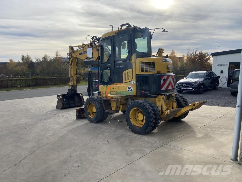 Komatsu PW98 حفارات بعجل