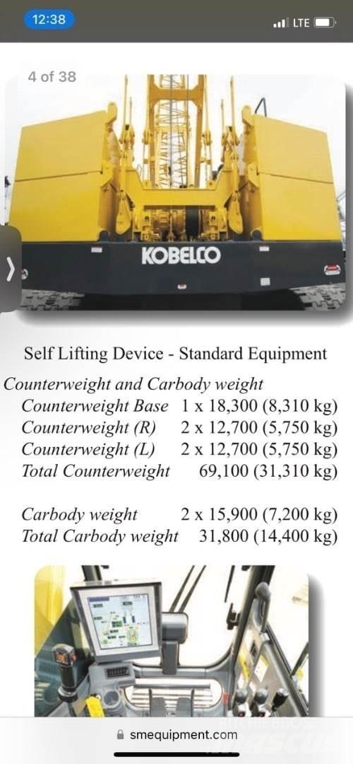 Kobelco CK1100G-2 رافعات مجنزرة