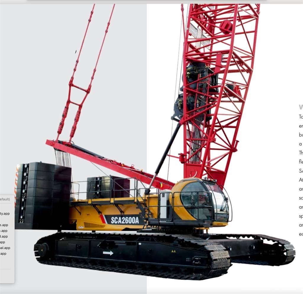 Sany SCA2600A رافعات مجنزرة