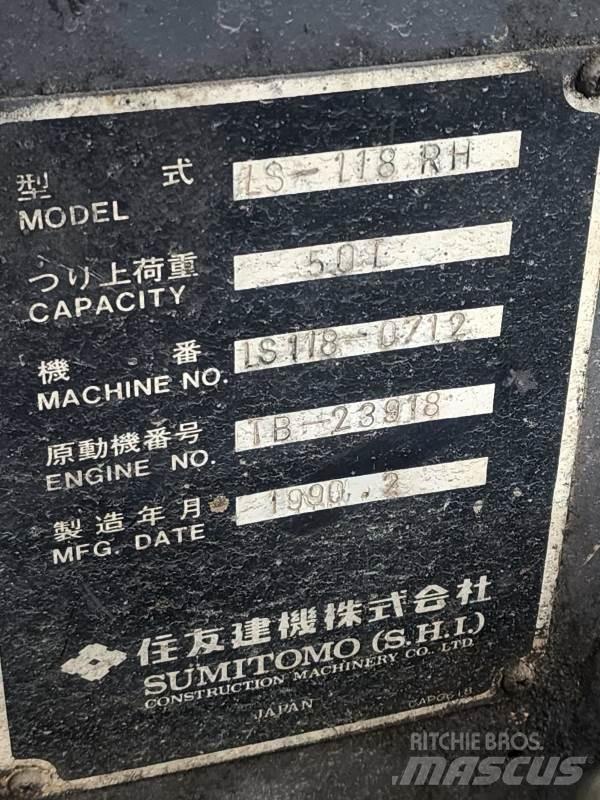 Sumitomo LS-118RH رافعات مجنزرة