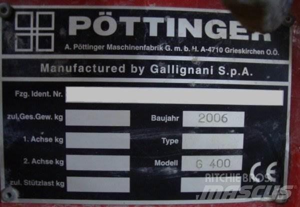  _JINÉ Pottinger - G 400 الجرارات