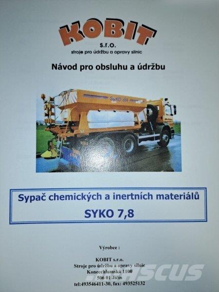  Kobit SYKO 8H معدات نشر الرمال والملح