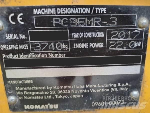 Komatsu PC 35 MR-3 حفارات صغيرة أقل من 7 طن (حفارات صغيرة)