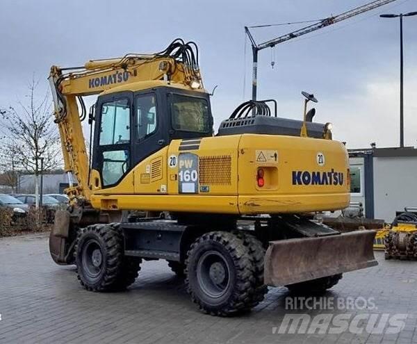 Komatsu PW 160-7E0 حفارات بعجل