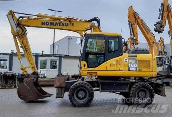 Komatsu PW 160-7E0 حفارات بعجل