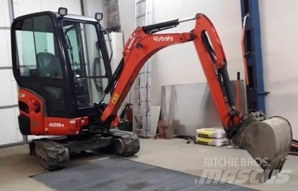 Kubota KX 019-4 حفارات صغيرة أقل من 7 طن (حفارات صغيرة)