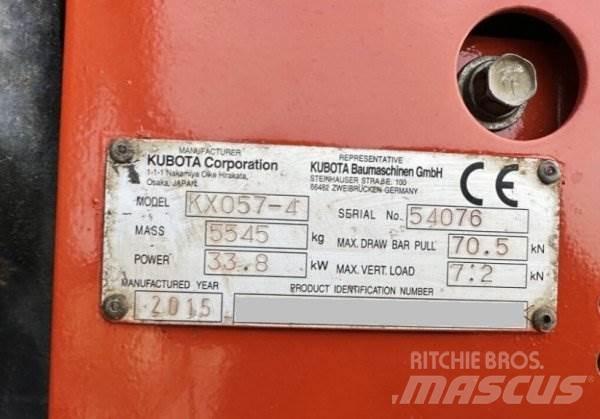 Kubota KX0 57-4 حفارات صغيرة أقل من 7 طن (حفارات صغيرة)