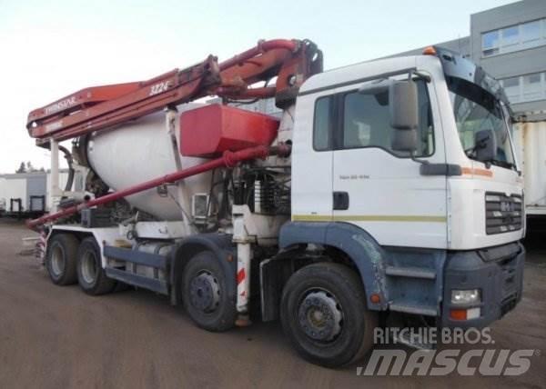 MAN TGA 35.410 +Sermac مضخات خرسانة