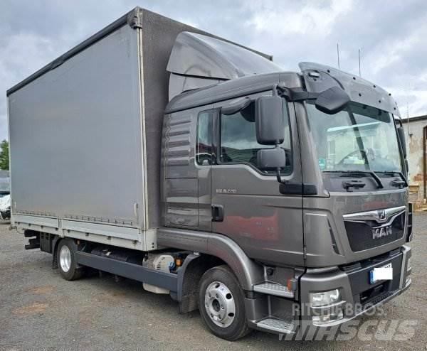 MAN TGL 8.220 شاحنات مسطحة/مفصلية الجوانب