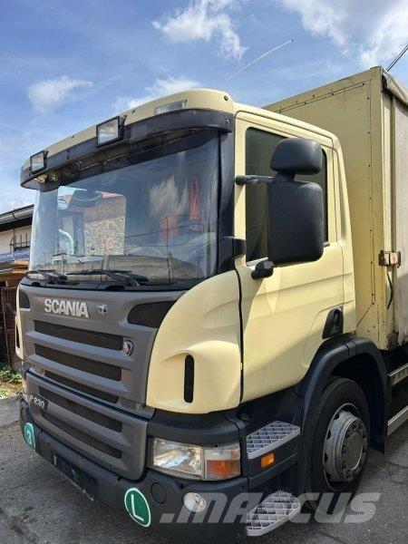 Scania P230 LB شاحنات مسطحة/مفصلية الجوانب