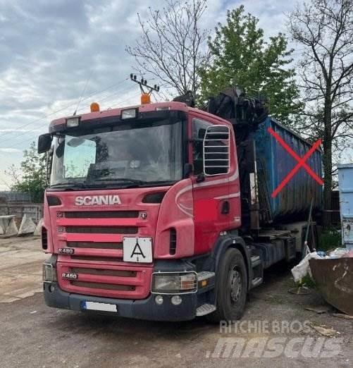 Scania R480 +MEC شاحنات الرافعات