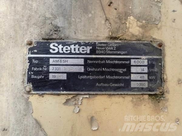 Stetter AM 6 SH شاحنات خرسانة