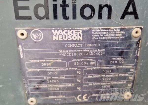 Wacker Neuson DW 90 شاحنات المخلفات الصلبة