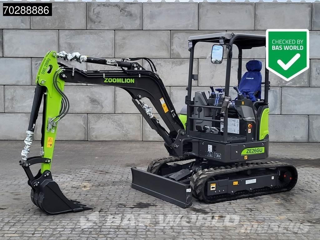 Zoomlion ZE26 GU حفارات صغيرة أقل من 7 طن (حفارات صغيرة)