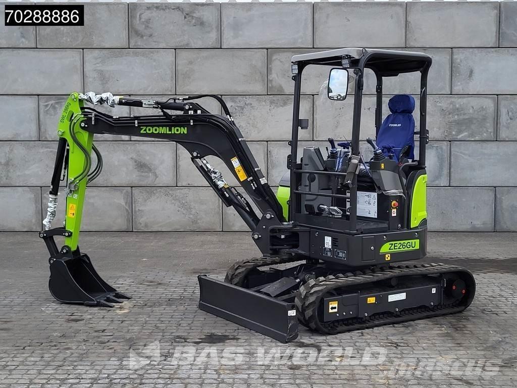 Zoomlion ZE26 GU حفارات صغيرة أقل من 7 طن (حفارات صغيرة)