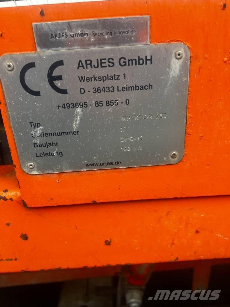 Arjes Impaktor 250 الكسارات المتنقلة