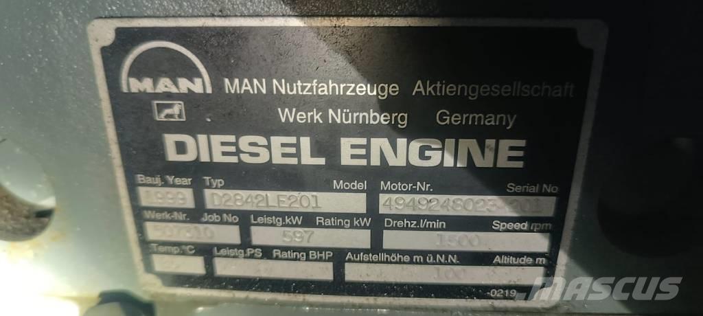 MAN D 2842 LE 201 مولدات ديزل
