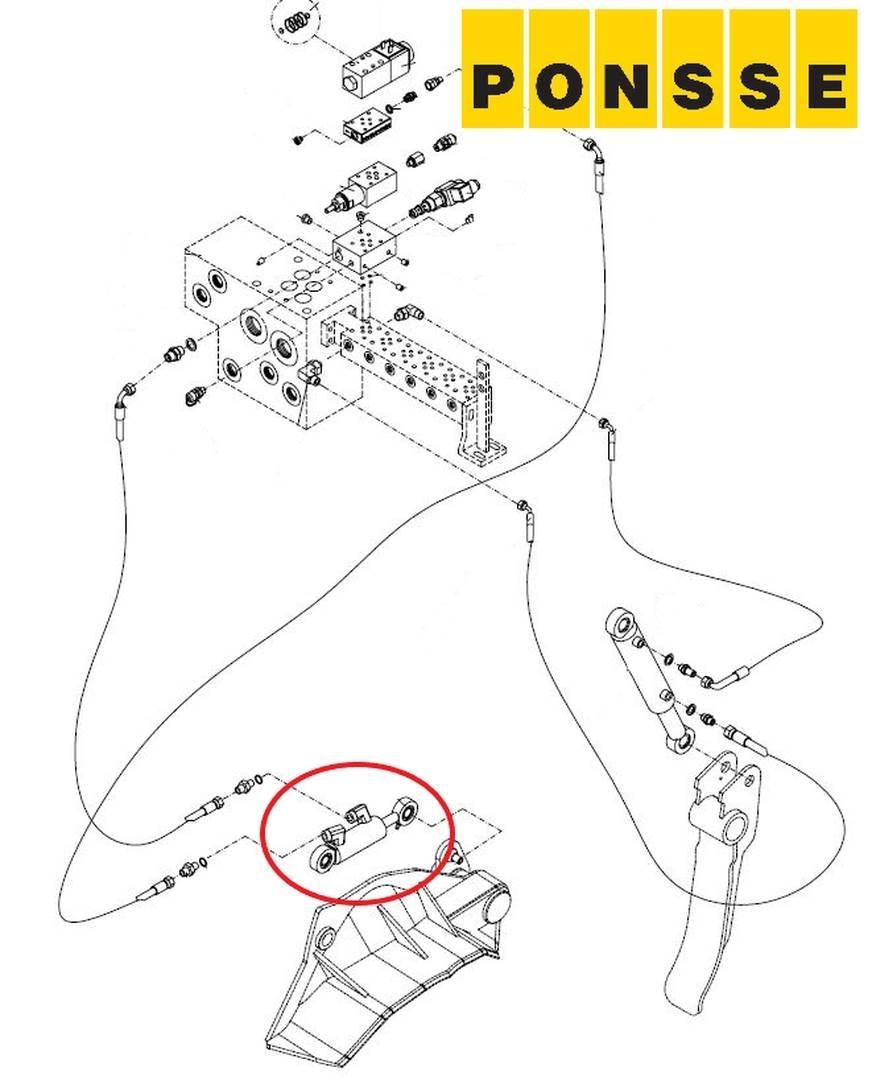 Ponsse NH40972-05 رؤوس حصادات