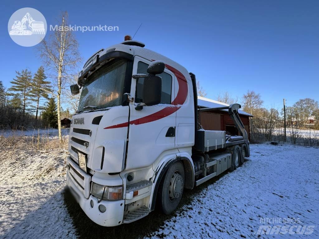 Scania R 420 LB شاحنات لوادر