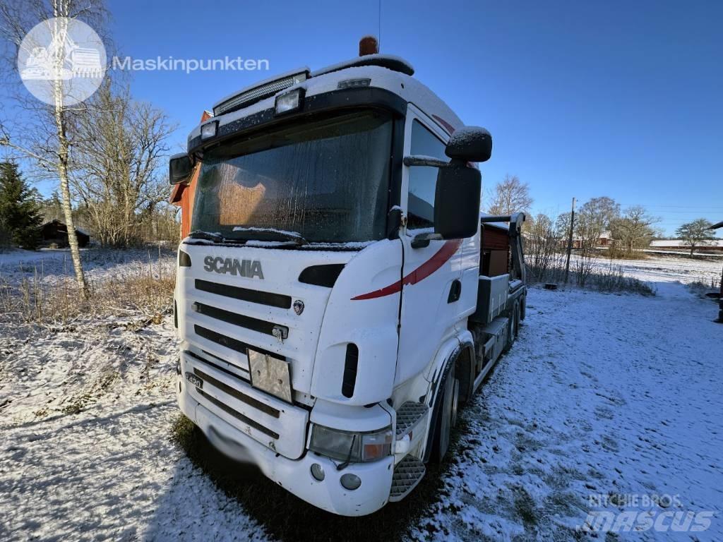 Scania R 420 LB شاحنات لوادر