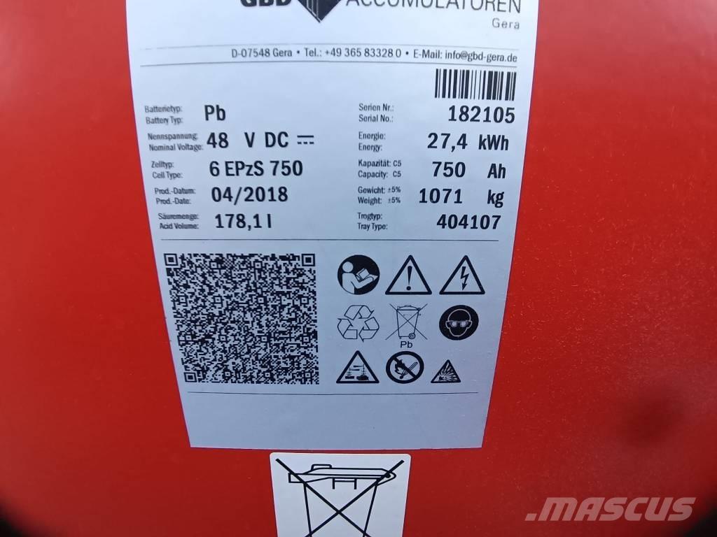 Linde E20L-02-386 شاحنات ذات رافعات شوكية تعمل بالكهرباء