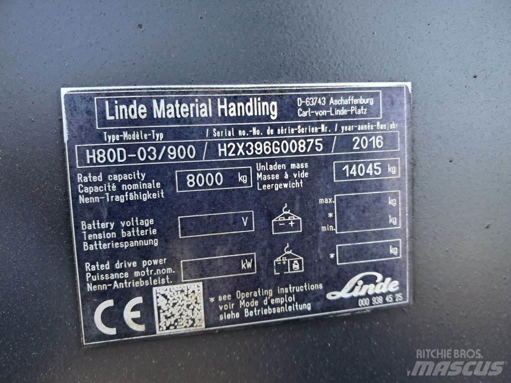 Linde H80D-03/900 شاحنات الديزل