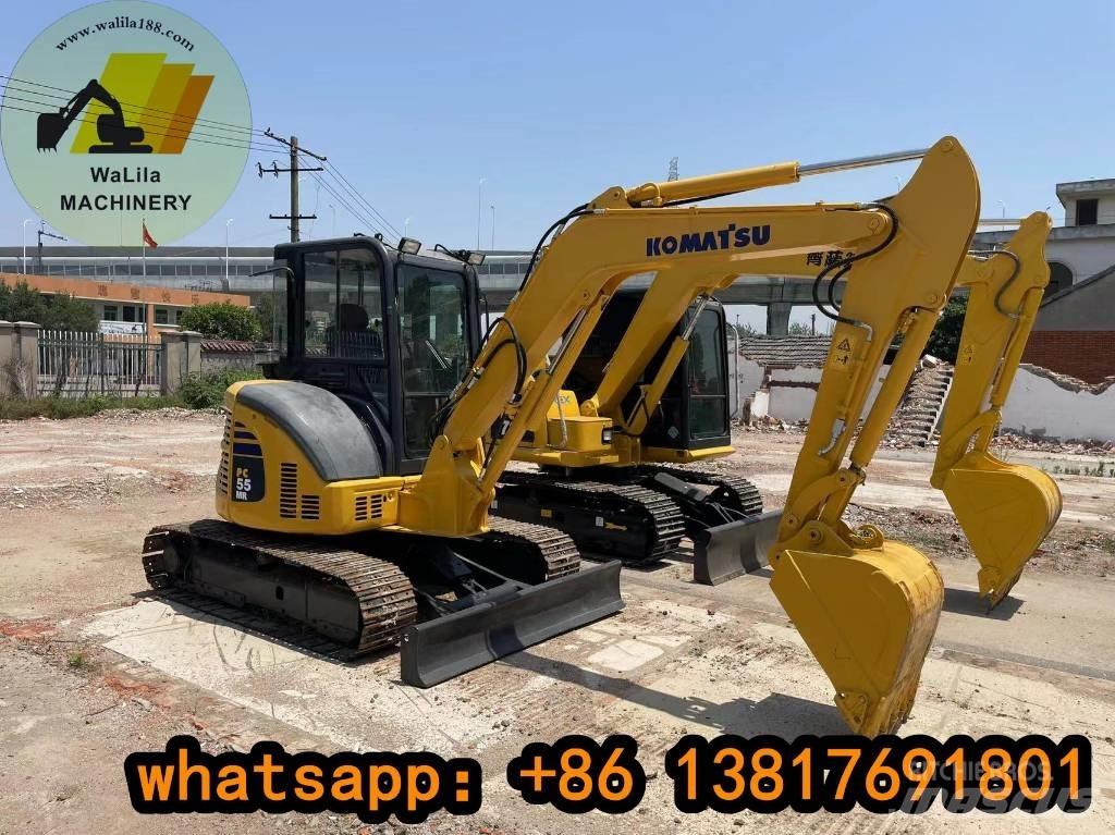 Komatsu PC 55 MR حفارات صغيرة أقل من 7 طن (حفارات صغيرة)