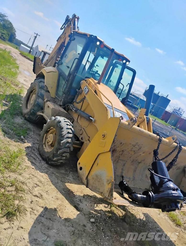 CAT 420 لوادر ذات جرافات عكسية