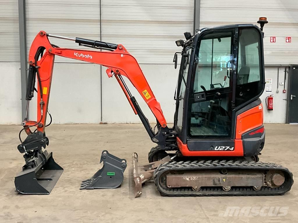Kubota U 27-4 حفارات صغيرة أقل من 7 طن (حفارات صغيرة)