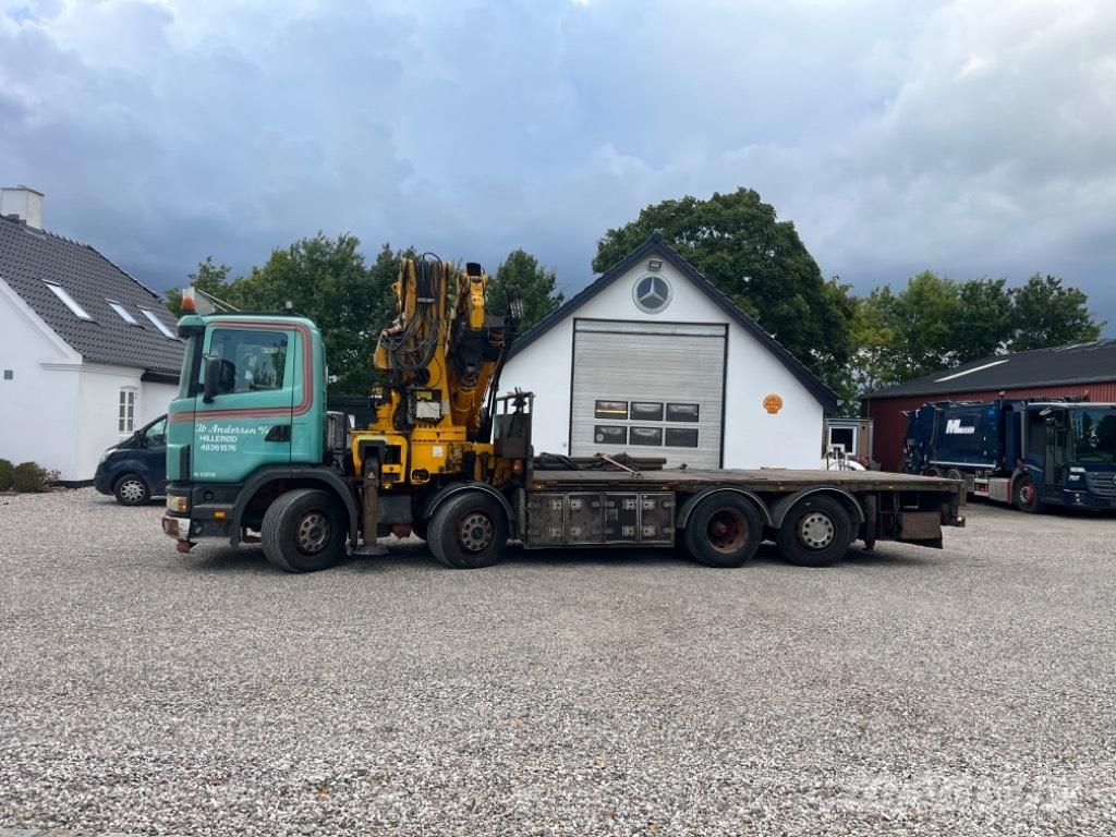 Scania 124 G 420 شاحنات الرافعات