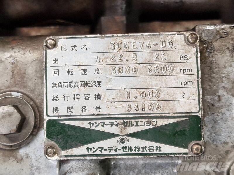 Yanmar 3TNE74-DG محركات