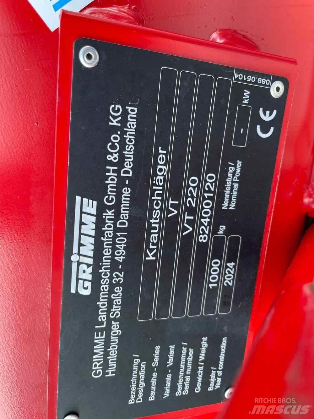 Grimme VT 220F ماكينات زراعية أخرى